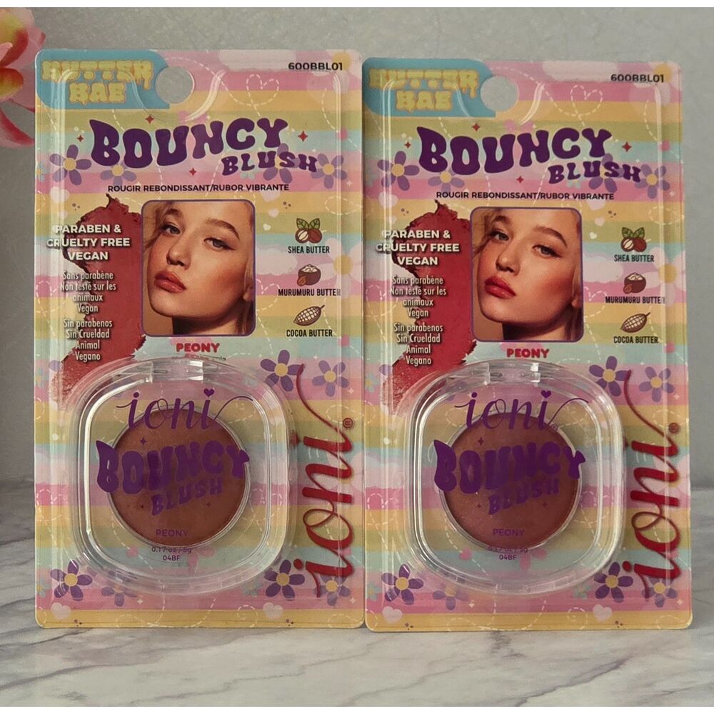 IONI Butter Bae Bouncy Blush Peony 2 Pack 0.17 oz Each New